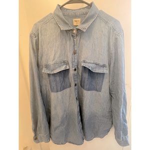 Jean button up